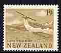 New Zealand 1960-66 Aerial Top Dressing 1s9d bistre (from def set) unmounted mint as SG 794, stamps on aviation, stamps on agriculture