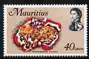 Mauritius 1972-74 Nudibranch 40c chalky paper (from def set) unmounted mint, SG 447, stamps on , stamps on  stamps on marine life, stamps on  stamps on shells