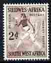 South West Africa 1954 White Lady Rock Painting 2d from def set unmounted mint, SG 155, stamps on women, stamps on arts