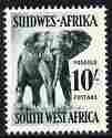 South West Africa 1954 Elephant 10s from def set unmounted mint, SG 165, stamps on , stamps on  stamps on animals, stamps on  stamps on elephants