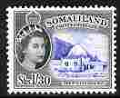 Somaliland 1953-58 Sheikh's Tomb 1s30 blue & black unmounted mint, SG 145, stamps on , stamps on  stamps on death