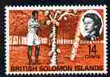 Solomon Islands 1968-71 Cocoa 14c unmounted mint, SG 173, stamps on cocoa, stamps on food, stamps on drink