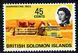 Solomon Islands 1968-71 Harvesting Rice 45c unmounted mint, SG 178, stamps on , stamps on  stamps on agriculture, stamps on  stamps on food, stamps on  stamps on rice, stamps on  stamps on trucks