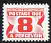 Canada 1967-78 Postage Due 8c scarlet (size 19.5 x 16 mm) unmounted mint, SG D38a, stamps on , stamps on  stamps on postage due