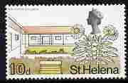 St Helena 1968 Scrubwood & New School 10d (from def set) unmounted mint, SG 234, stamps on , stamps on  stamps on schools, stamps on  stamps on education, stamps on  stamps on trees, stamps on  stamps on 