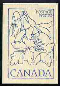 Booklet - Canada 1979 Flowers & Trees - Western Columbine 50c booklet (blue on crean cover) complete and pristine, SG SB 86b, stamps on flowers
