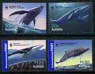 Australia 2006 WWF - Endangered Species - Whales perf set of 4 unmounted mint SG 2659-62, stamps on , stamps on  stamps on , stamps on  stamps on  wwf , stamps on  stamps on whales, stamps on  stamps on dolphins