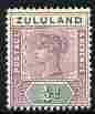 Zululand 1894-96 QV Key Plate 1/2d mounted mint SG 20, stamps on , stamps on  qv , stamps on 