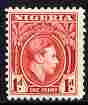 Nigeria 1938-51 KG6 1d rose-red line perf 12 unmounted mint, SG 50a, stamps on , stamps on  kg6 , stamps on 