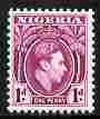 Nigeria 1938-51 KG6 1d purple comb perf 11.5 unmounted mint, SG 50ba, stamps on , stamps on  kg6 , stamps on 