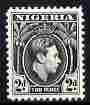 Nigeria 1938-51 KG6 2d black line perf 12 unmounted mint, SG 52, stamps on , stamps on  kg6 , stamps on 