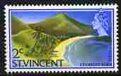 St Vincent 1965-67 QEII def 2c Friendship Beach unmounted mint SG 232, stamps on , stamps on  stamps on tourism