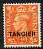 Morocco Agencies - Tangier 1950 KG6 1/2d pale orange unmounted mint, SG 280, stamps on , stamps on  kg6 , stamps on 