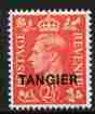 Morocco Agencies - Tangier 1950 KG6 2.5d pale scarlet unmounted mint, SG 284, stamps on , stamps on  stamps on , stamps on  stamps on  kg6 , stamps on  stamps on 