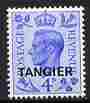 Morocco Agencies - Tangier 1950 KG6 4d light ultramarine unmounted mint, SG 285, stamps on , stamps on  kg6 , stamps on 