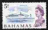Bahamas 1967-71 Oceanic 5c (from def set) unmounted mint, SG 299, stamps on ships, stamps on lighthouses