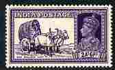 Indian States - Jind 1937-38 KG6 2a6p Bullock Cart unmounted mint, SG 114, stamps on , stamps on  stamps on , stamps on  stamps on  kg6 , stamps on  stamps on oxen, stamps on  stamps on bovine, stamps on  stamps on transport