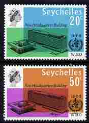 Seychelles 1966 World Health Organisation set of 2 lightly mounted mint SG 228-29, stamps on , stamps on  who , stamps on  medical, stamps on united nations