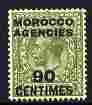 Morocco Agencies - French Currency 1925-34 KG5 90c on 9d olive-green unmounted mint, SG 209, stamps on , stamps on  stamps on , stamps on  stamps on  kg5 , stamps on  stamps on 
