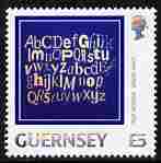 Guernsey 2003 Letters of the Alphabet A35 unmounted mint, SG 1008, stamps on , stamps on  stamps on postal