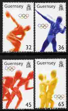 Guernsey 2004 Athens Olympic Games perf set of 4 unmounted mint, SG 1045-48