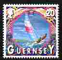 Guernsey 1998-2005 Maritime Heritage 20p Racing Catamaran unmounted mint, SG 795, stamps on ships