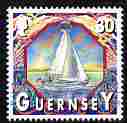 Guernsey 1998-2005 Maritime Heritage 30p Rigged Sloop unmounted mint, SG 796, stamps on , stamps on  stamps on ships