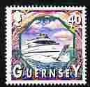 Guernsey 1998-2005 Maritime Heritage 40p Motor Cruiser unmounted mint, SG 797, stamps on ships