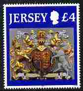 Jersey 1995 Arms  definitive unmounted mint, SG 491c, stamps on arms, stamps on heraldry