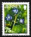 Jersey 2005-07 Flower definitives 75p Brooklime unmounted mint, SG 1228, stamps on flowers