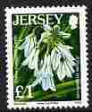Jersey 2005-07 Flower definitives 1 Three Cornered Garlic unmounted mint, SG 1232, stamps on flowers