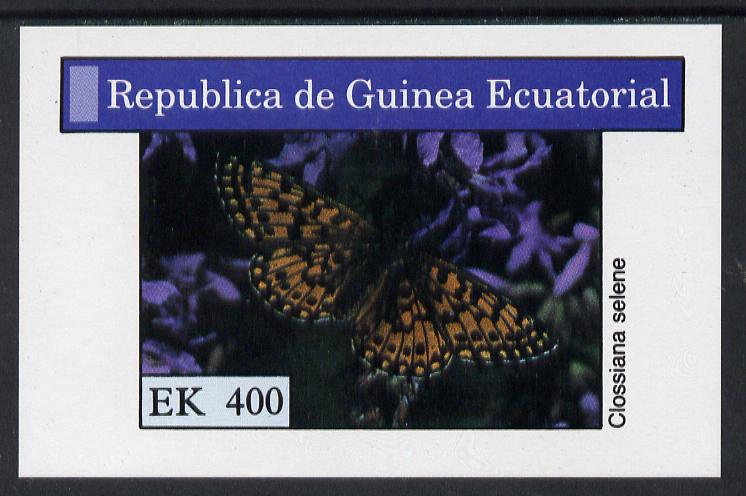 Equatorial Guinea 1976 Butterflies 400ek imperf m/sheet unmounted mint . NOTE - this item has been selected for a special offer with the price significantly reduced, stamps on , stamps on  stamps on butterflies