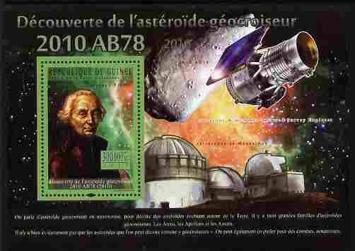 Guinea - Conakry 2010 Near-Earth Asteroids perf m/sheet unmounted mint, stamps on , stamps on  stamps on space, stamps on  stamps on astronomy, stamps on  stamps on satellites, stamps on  stamps on 