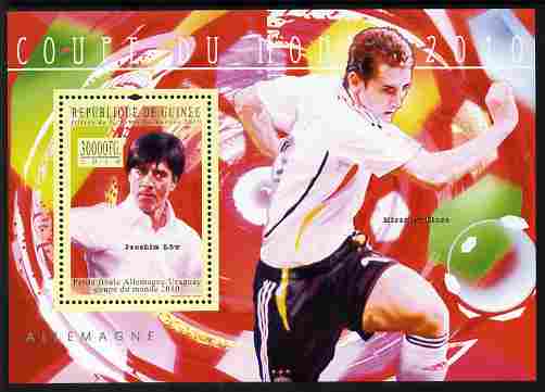 Guinea - Conakry 2010 Football World Cup - Germany perf m/sheet unmounted mint, stamps on , stamps on  stamps on football