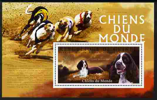 Guinea - Conakry 2009 Dogs of the World #1 perf m/sheet unmounted mint , stamps on , stamps on  stamps on dogs