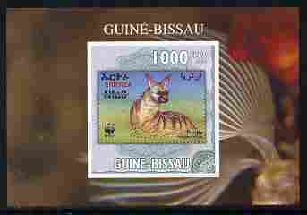 Guinea - Bissau 2010 WWF - Stamp On Stamp #5 - Protele (Eritrea) individual imperf deluxe sheet unmounted mint. Note this item is privately produced and is offered purely..., stamps on animals, stamps on  wwf , stamps on stamponstamp, stamps on stamp on stamp, stamps on 