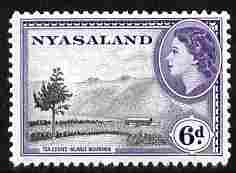 Nyasaland 1953-54 Tea Estate 6d P12 unmounted mint, SG 180, stamps on drink, stamps on  tea , stamps on 