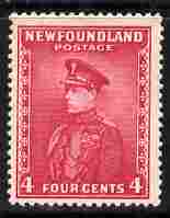 Newfoundland 1932-38 Duke of Windsor 4c carmine mounted mint SG 224, stamps on , stamps on  stamps on royalty, stamps on  stamps on  kg5 , stamps on  stamps on 