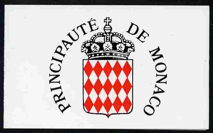 Booklet - Monaco 1990 Old Monaco (La Rampe Major) 21f booklet complete and very fine, SG SB5