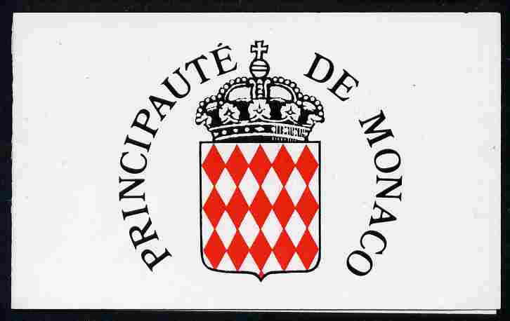 Booklet - Monaco 1989 Old Monaco (Rue ds Spelugues) 20f booklet complete and very fine, SG SB3