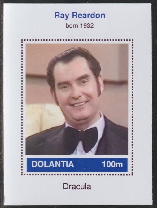 Dolantia (Fantasy) Ray Reardon imperf deluxe sheetlet on glossy card (75 x 103 mm) unmounted mint, stamps on personalities, stamps on sport, stamps on snooker