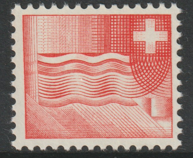 Cinderella  (Switzerland ?) dummy stamp in red showing Swiss Arms unmounted mint, stamps on cinderella, stamps on arms