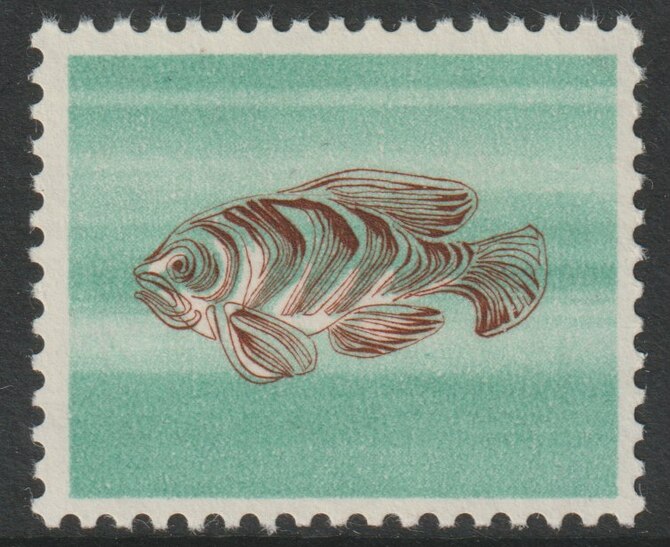 Cinderella  (Switzerland ?) dummy stamp showing a fish, unmounted mint, stamps on cinderella, stamps on fish