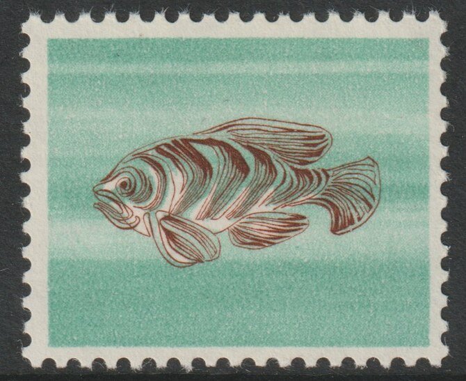 Cinderella  (Switzerland ?) dummy stamp showing a fish, unmounted mint, stamps on cinderella, stamps on fish