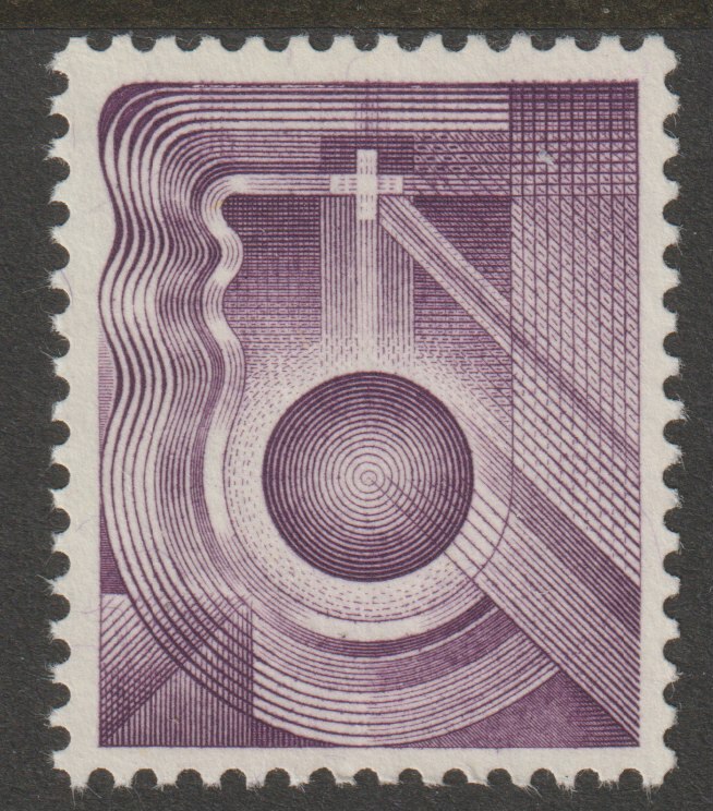Cinderella  (Switzerland ?) dummy stamp in purple incorpoating the Swiss Arms, without gum, stamps on cinderella, stamps on arms