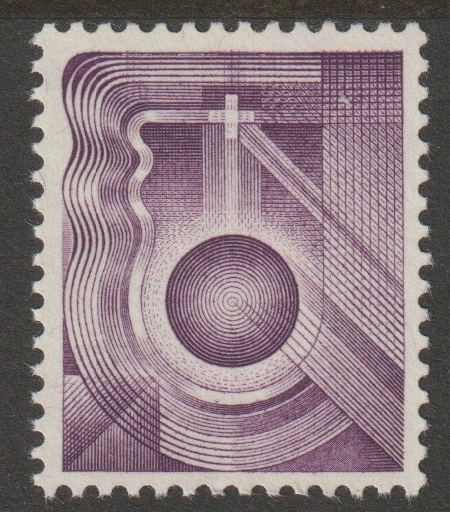 Cinderella  (Switzerland ?) dummy stamp in purple incorpoating the Swiss Arms, without gum, stamps on cinderella, stamps on arms