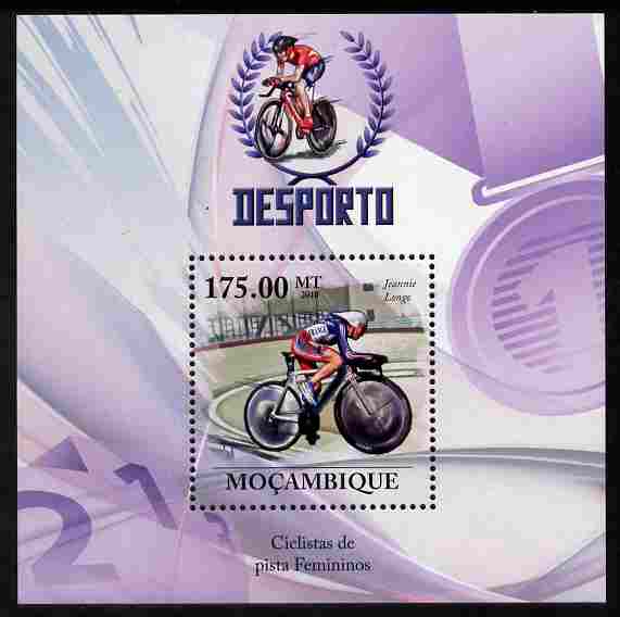 Mozambique 2010 Sport - Track Racing perf m/sheet unmounted mint, stamps on personalities, stamps on sport, stamps on bicycles