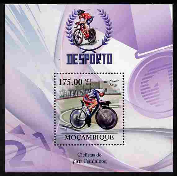 Mozambique 2010 Sport - Track Racing perf m/sheet unmounted mint, stamps on , stamps on  stamps on personalities, stamps on  stamps on sport, stamps on  stamps on bicycles