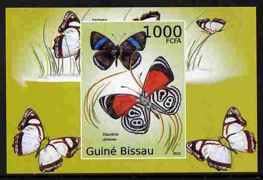 Guinea - Bissau 2010 Butterflies #01 individual imperf deluxe sheet unmounted mint. Note this item is privately produced and is offered purely on its thematic appeal , stamps on butterflies