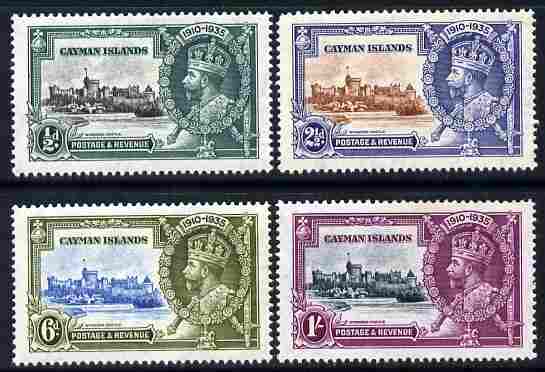 Cayman Islands 1935 KG5 Silver Jubilee set of 4, mounted mint SG 108-11, stamps on , stamps on  kg5 , stamps on silver jubilee, stamps on castles